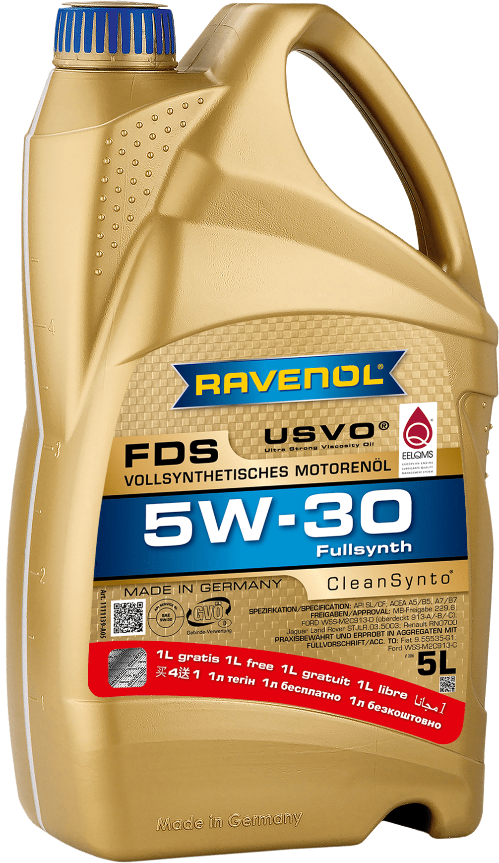 Моторное масло RAVENOL FDS 5W-30