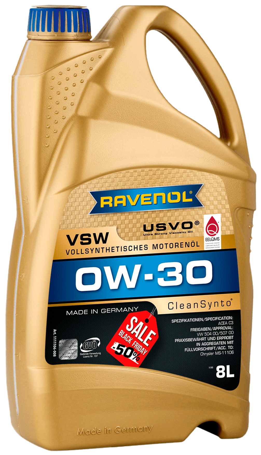 Моторное масло RAVENOL VSW 0W-30